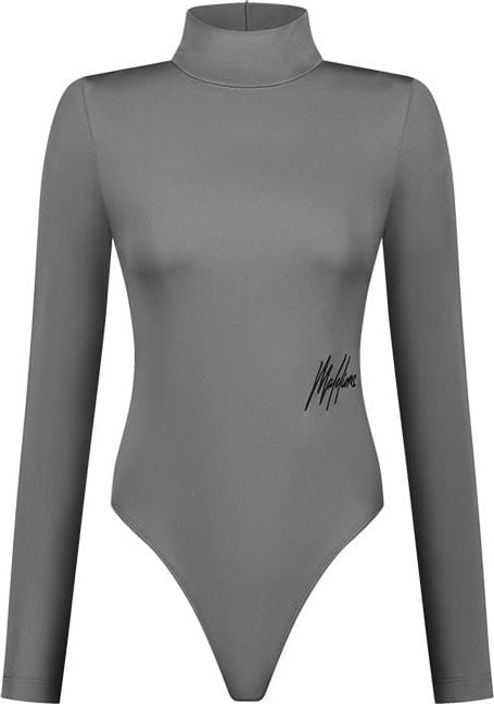 Malelions Malelions Women Signature Bodysuit - Smoke Grey Grijs