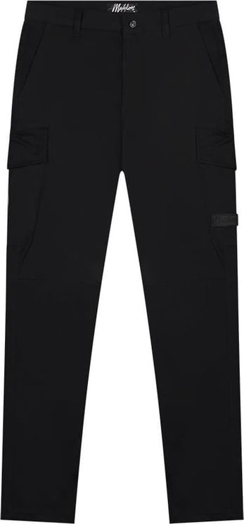Malelions Malelions Men Cotton Cargo Pants - Black Zwart