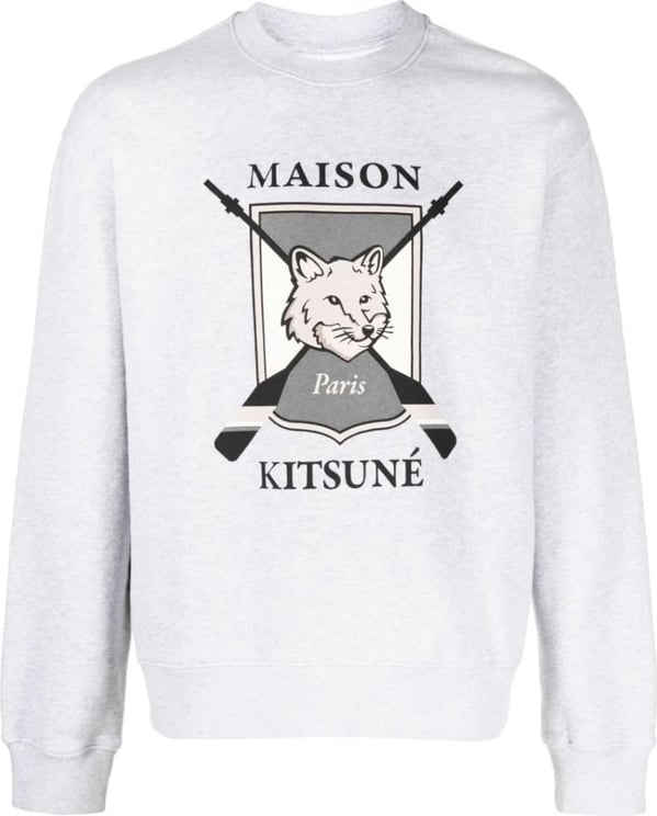 Maison Kitsuné Fox Logo Sweatshirt Grijs