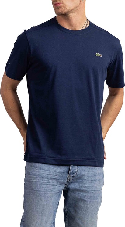 Lacoste Sport Logo T-Shirt Heren Donkerblauw Blauw