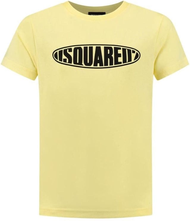 Dsquared2 Dtu Relax T-shirt Geel