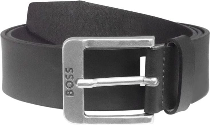 Hugo Boss BOSS Jemio Leather Belt Black Zwart