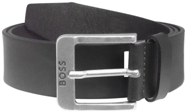 Hugo Boss BOSS Jemio Leather Belt Black Zwart