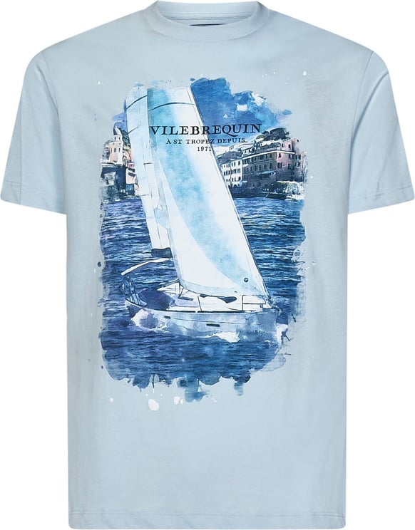 Vilebrequin Vilebrequin T-shirts and Polos Clear Blue Blauw