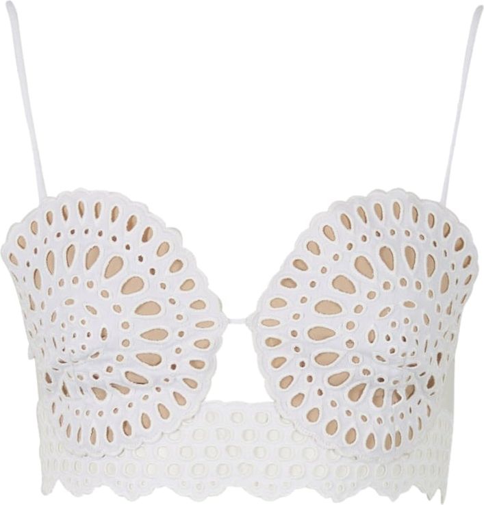 Stella McCartney Embroidered Bralette Top Divers