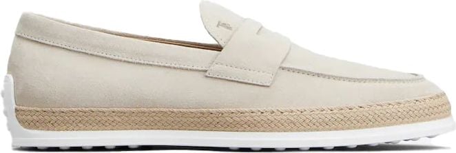 Tod's Loafers in Suede Beige