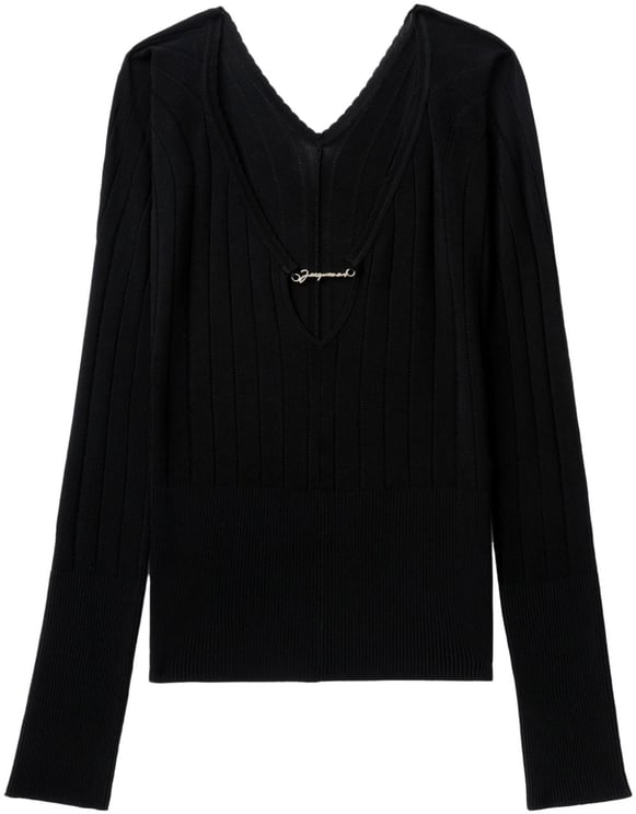 Jacquemus Top Black Black Zwart