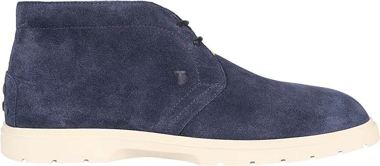 Tod's 59k Ankle Boots Blue Blauw
