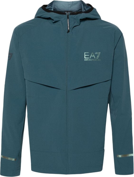 EA7 Coats Green Groen