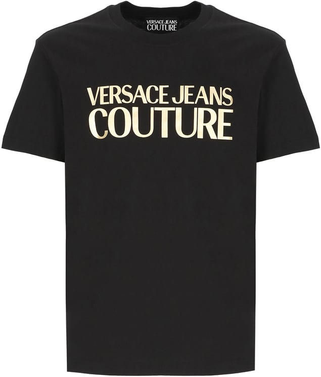 Versace Jeans Couture T-shirts And Polos Black Zwart