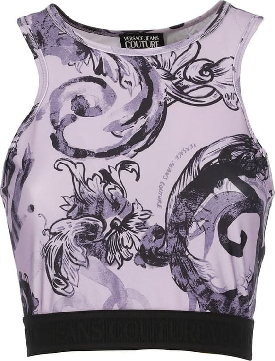 Versace Jeans Couture Top Purple Blauw