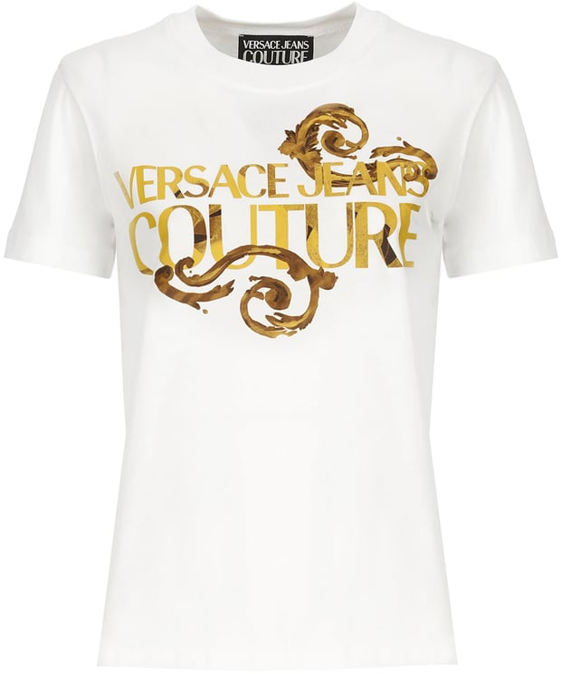 Versace Jeans Couture T-shirts And Polos White Neutraal