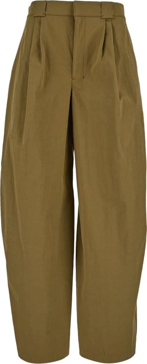 Lemaire Wide Leg Trousers Groen