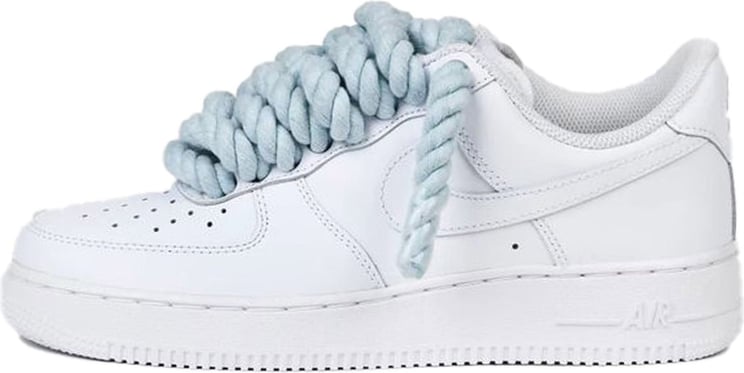 Nike Nike Air Force 1 Low Rope Laces Baby Blue Custom Divers