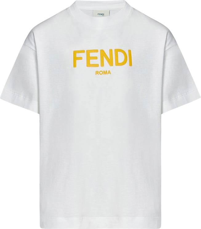 Fendi Fendi Kids T-shirts And Polos White Wit