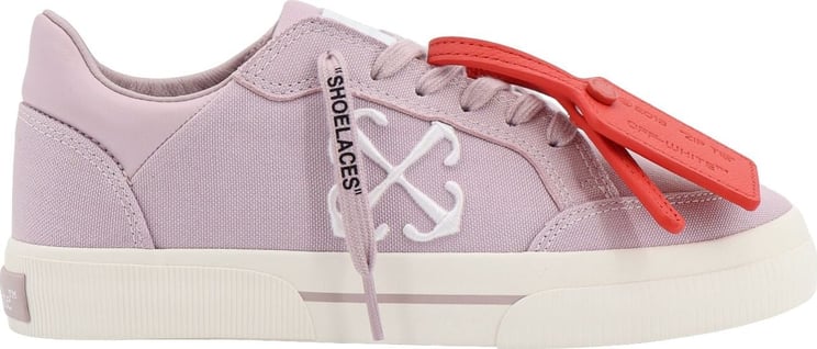 OFF-WHITE Canvas sneakers with iconic Zip-Tie Paars