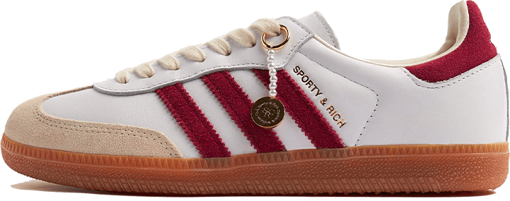 Adidas Adidas Samba OG Sporty & Rich White Core Burgundy Wit