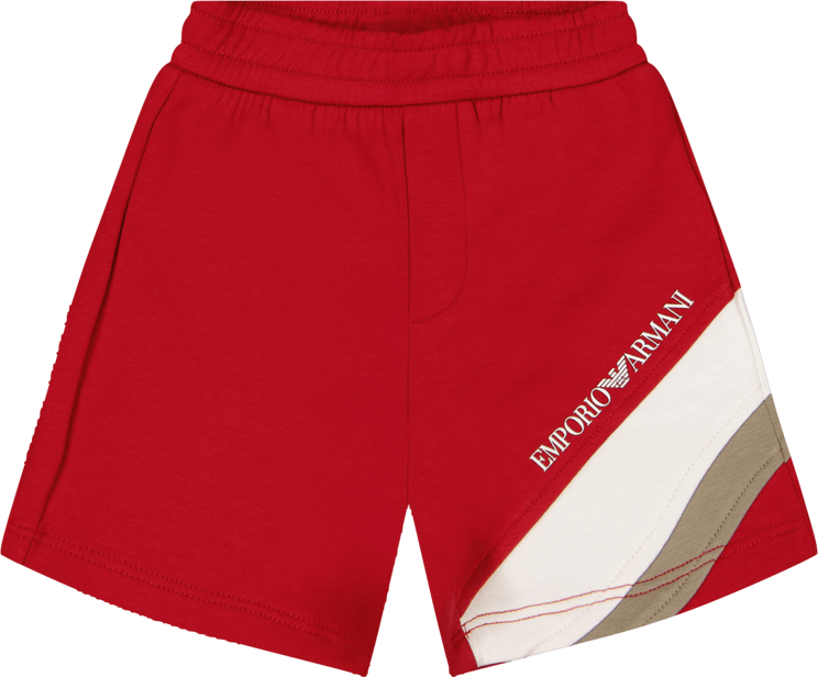 Emporio Armani Armani Baby Jongens Shorts Rood Rood