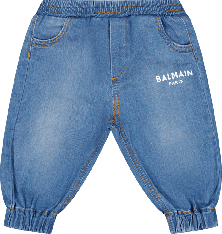 Balmain Balmain Baby Unisex Jeans Jeans Blauw