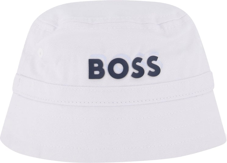 Hugo Boss Boss Baby Jongens Hoedje Wit Wit