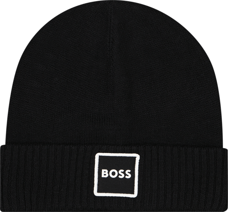 Hugo Boss Boss Baby Jongens Muts Zwart Zwart