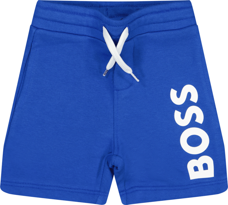 Hugo Boss Boss Baby Jongens Shorts Cobalt Blauw Blauw