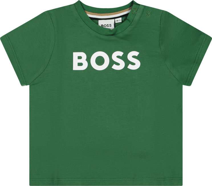 Hugo Boss Boss Baby Jongens T-Shirt Donker Groen Groen