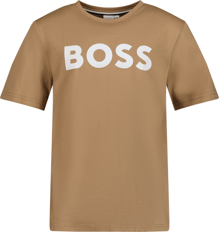 Hugo Boss Boss Kinder Jongens T-Shirt Beige Beige