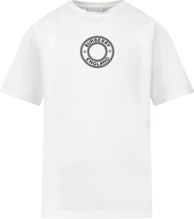 Burberry Burberry Kinder Unisex T-Shirt Wit Wit