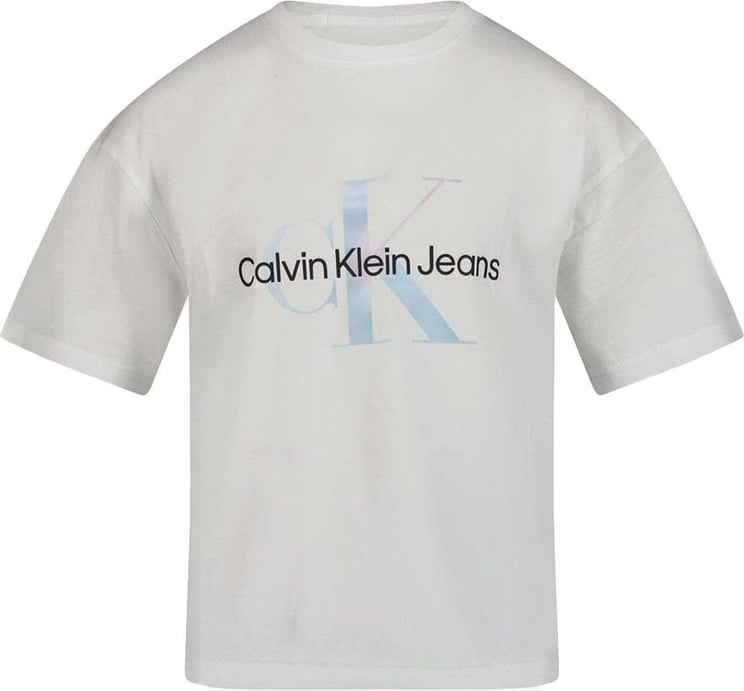 Calvin Klein Calvin Klein Kinder Meisjes T-shirt Wit Wit