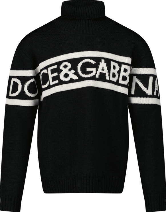 Dolce & Gabbana Dolce & Gabbana Kinder Jongens Trui Zwart Zwart