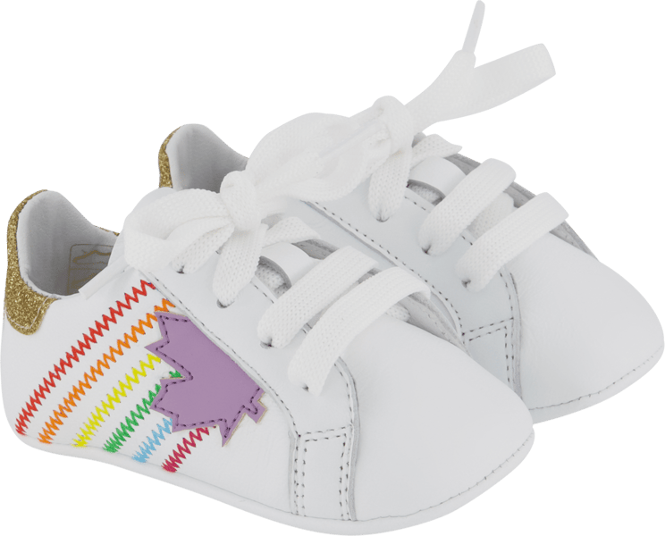 Dsquared2 Dsquared2 Baby Meisjes Sneakers Wit Wit