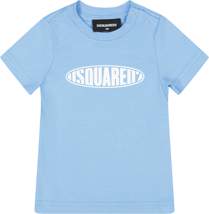 Dsquared2 Dsquared2 Baby Unisex T-Shirt Licht Blauw Blauw