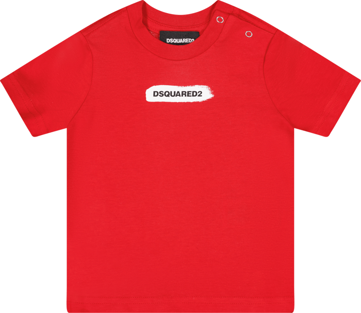 Dsquared2 Dsquared2 Baby Unisex T-Shirt Rood Rood