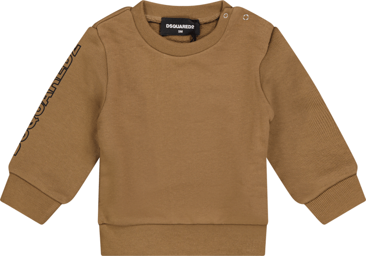 Dsquared2 Dsquared2 Baby Unisex Trui Camel Taupe