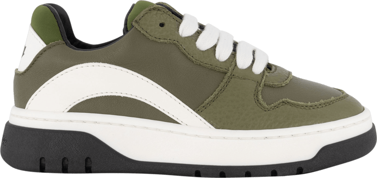 Dsquared2 Dsquared2 Kinder Unisex Sneakers Army Groen