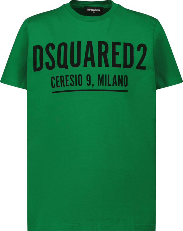 Dsquared2 Dsquared2 Kinder Unisex T-Shirt Groen Groen