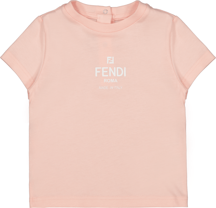 Fendi Fendi Baby Meisjes T-Shirt Licht Roze Roze