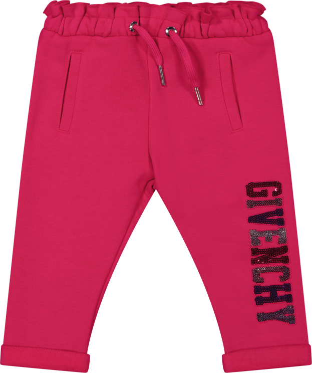 Givenchy Givenchy Baby Meisjes Broek Fuchsia Roze