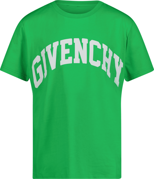 Givenchy Givenchy Kinder Jongens T-Shirt Groen Groen