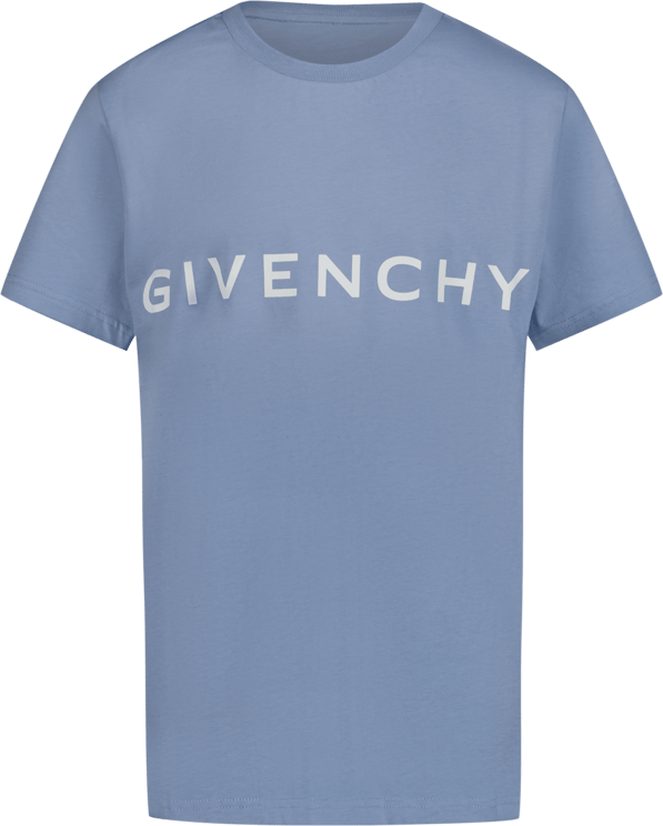 Givenchy Givenchy Kinder Jongens T-Shirt Licht Blauw Blauw