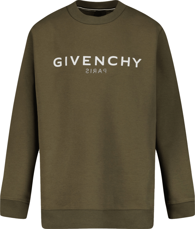Givenchy Givenchy Kinder Jongens Trui Army Groen