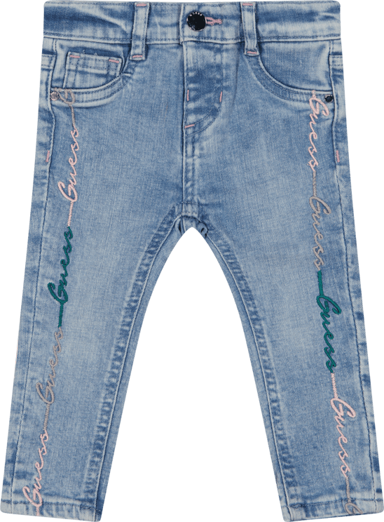 Guess Guess Baby Meisjes Jeans Blauw Blauw