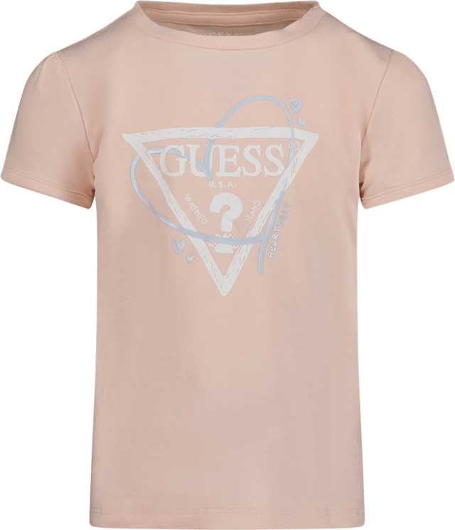 Guess Guess Kinder Meisjes T-Shirt Zalm Roze