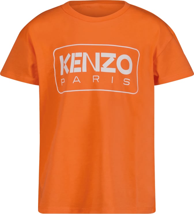 Kenzo Kenzo kids Kinder Meisjes T-Shirt Koraal Rood