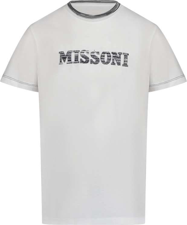 Missoni Missoni Kinder Jongens T-Shirt Wit Wit