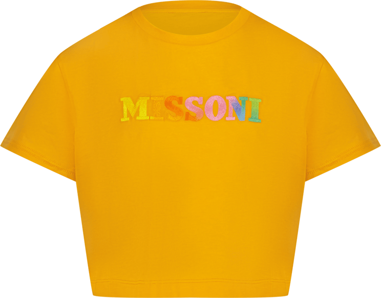 Missoni Missoni Kinder Meisjes T-Shirt Oranje Oranje