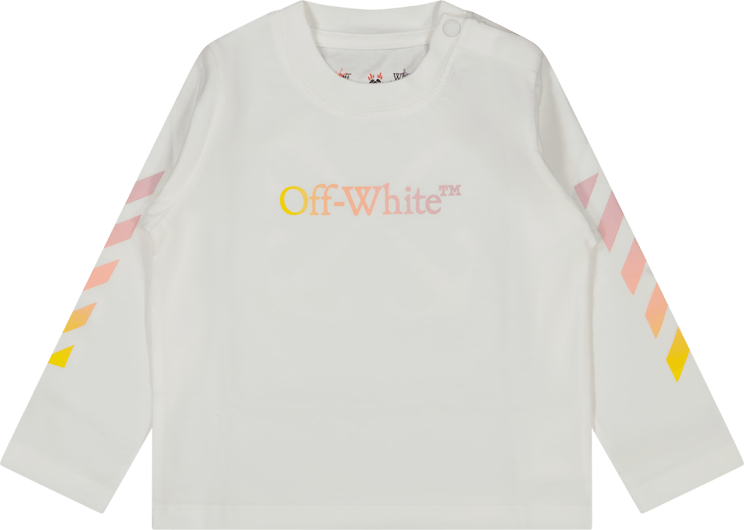OFF-WHITE Off-White Baby Meisjes T-Shirt Wit Wit