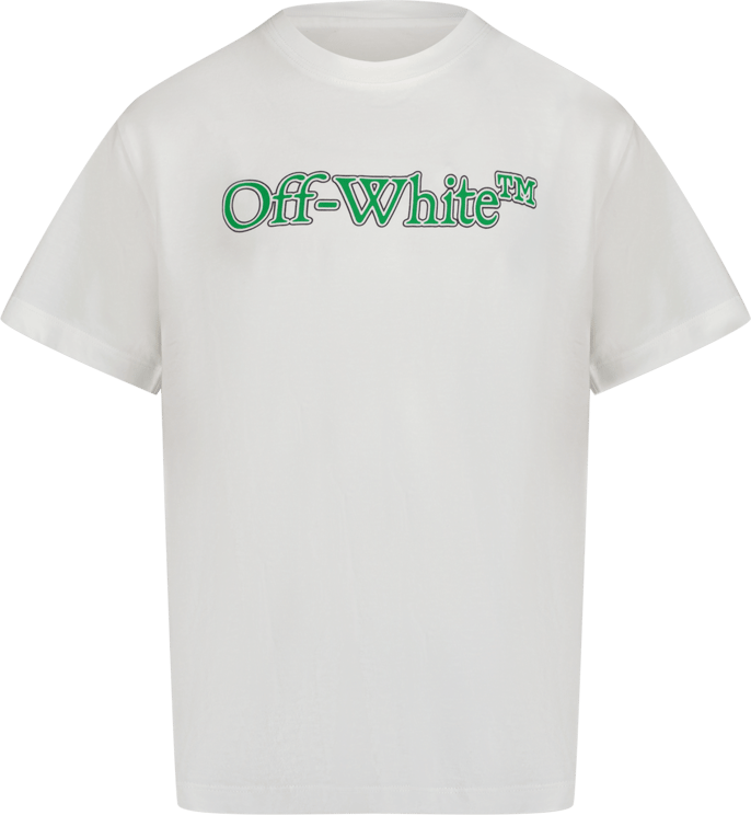 OFF-WHITE Off-White Kinder Jongens T-Shirt Wit Wit