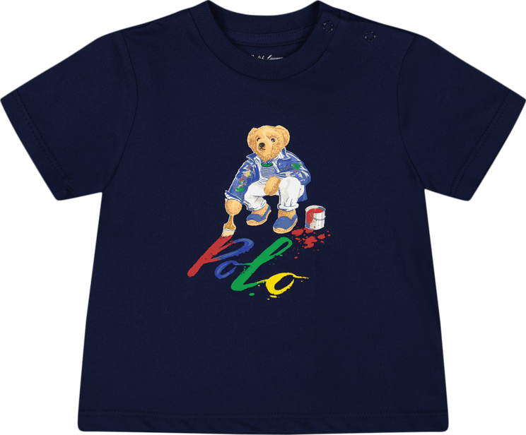 Ralph Lauren Ralph Lauren Baby Jongens T-Shirt Navy Blauw